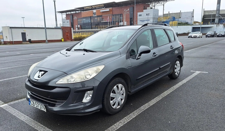 Peugeot 308 cena 10800 przebieg: 220000, rok produkcji 2008 z Bydgoszcz małe 106